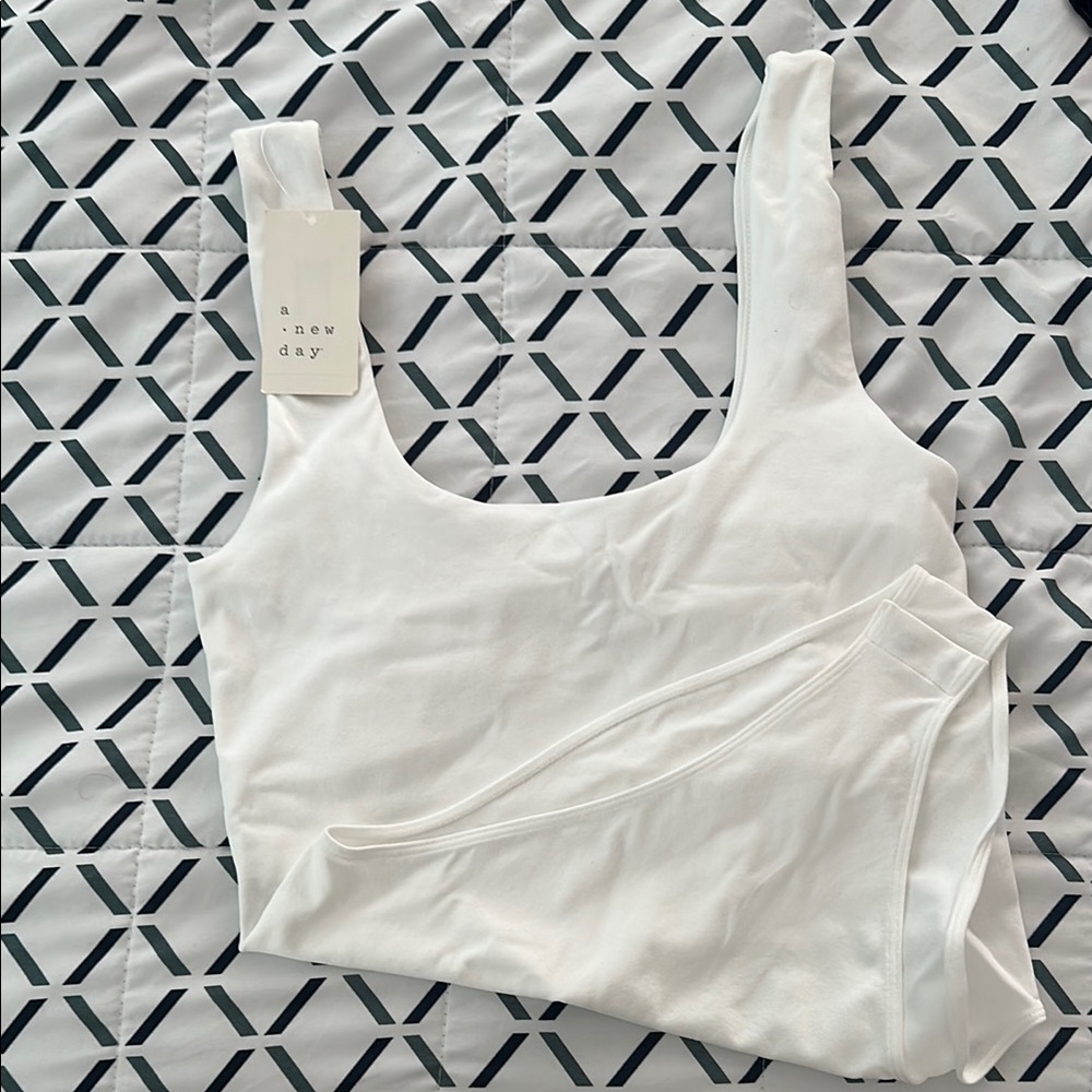 A New Day Classic White Bodysuit